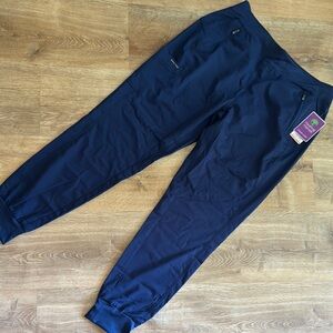 Healing Hands Blue Jogger Sweatpants with Elastic Waistband